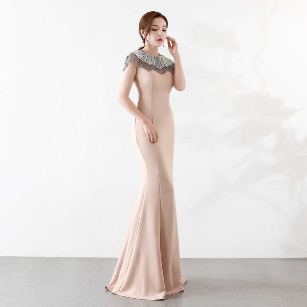 luxury evening dress 16038-1# toast bride wedding long banquet elegant fishtail engagement back door kalinu evening, Black;gray
luxury evening dress 16038-1# toast bride wedding long banquet elegant fishtail engagement back door kalinu evening, Black;gray