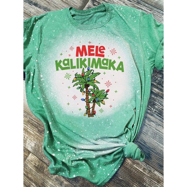 ladies t-shirt harajuku summer christmas coconut tree printed pattern street casual round neck short sleeve comfort, White
ladies t-shirt harajuku summer christmas coconut tree printed pattern street casual round neck short sleeve comfort, White