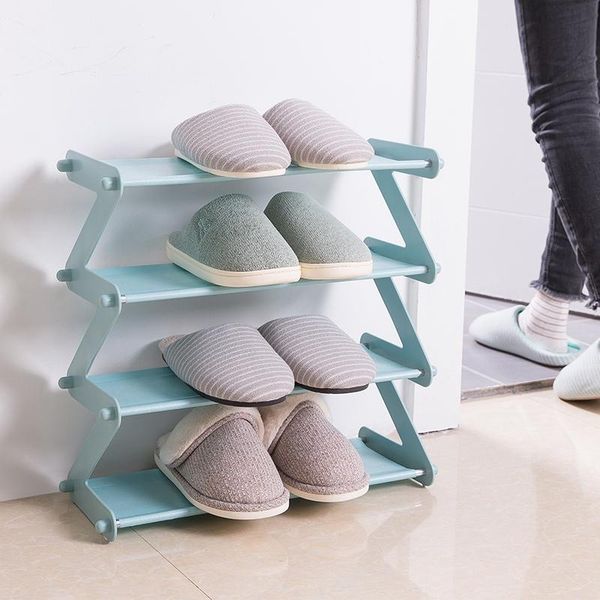 shoe rack 4 layers stainless steel shoes z shape standing shelf for home living room storage clothing & wardrobe
shoe rack 4 layers stainless steel shoes z shape standing shelf for home living room storage clothing & wardrobe