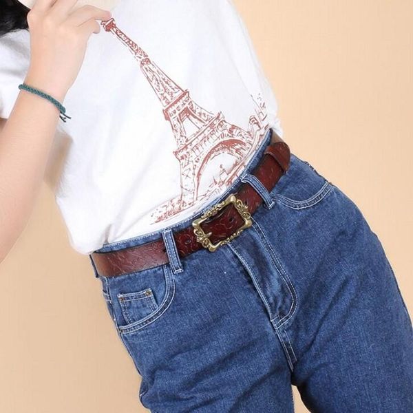 belts 2021 for women fashion brand genuine leather ladies boho waist belt alloy pin buckles vintage women's jeans luxury strap, Black;brown
belts 2021 for women fashion brand genuine leather ladies boho waist belt alloy pin buckles vintage women's jeans luxury strap, Black;brown