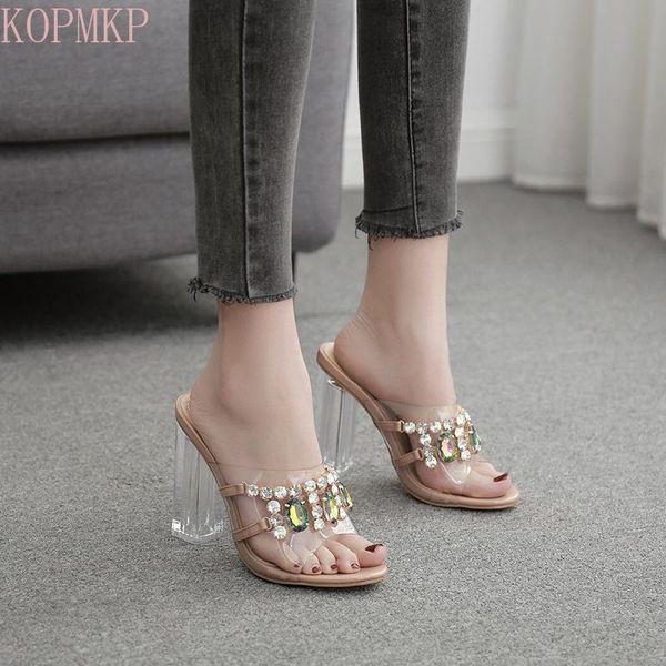 dress shoes european and american pvc color gemstone coarse crystal heels with high sandals women, Black
dress shoes european and american pvc color gemstone coarse crystal heels with high sandals women, Black