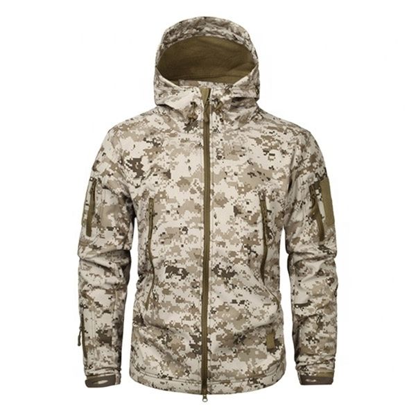 army hoodies men us military mens pilot style man jacket winter fleece tactical jackets hooded outdoor coat, Black;green