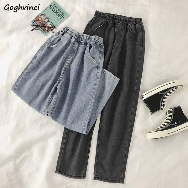 women's jeans women spring elasticity waist washed simple denim leisure students all-match daily korean stylish chic female, Blue
women's jeans women spring elasticity waist washed simple denim leisure students all-match daily korean stylish chic female, Blue