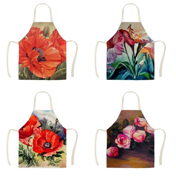 aprons creative oil painting flower children kitchen linen printing household cleaning ladies cooking antifouling apron
aprons creative oil painting flower children kitchen linen printing household cleaning ladies cooking antifouling apron