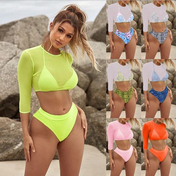 one-piece suits swimsuit women's bikini 2021 printed leopard print fluorescent mesh long sleeve sunscreen t-shirt
one-piece suits swimsuit women's bikini 2021 printed leopard print fluorescent mesh long sleeve sunscreen t-shirt