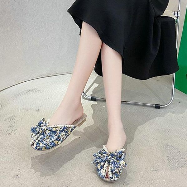 slippers baotou half 2021 summer women slides luxury low butterfly female shoes trend beading flats bow comfort non-slip, Black
slippers baotou half 2021 summer women slides luxury low butterfly female shoes trend beading flats bow comfort non-slip, Black