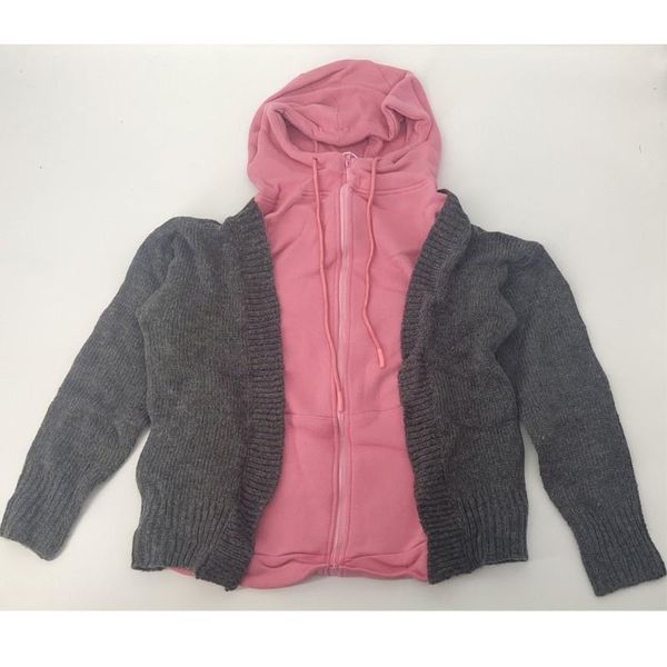 women's jackets getspring women coat patchwork hooded jacket zipper loose casual ladies fashion womens and coats autumn, Black;brown
women's jackets getspring women coat patchwork hooded jacket zipper loose casual ladies fashion womens and coats autumn, Black;brown
