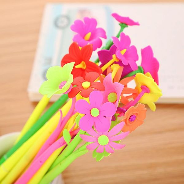 6pcs lot funny simulation plastic flower soft gel pen cartoon learning kawaii stationery cute gift office accessories pens
6pcs lot funny simulation plastic flower soft gel pen cartoon learning kawaii stationery cute gift office accessories pens