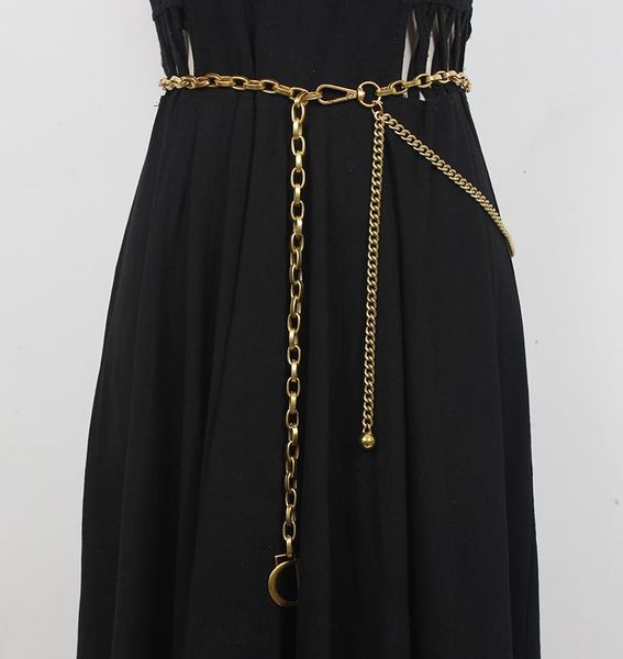 belts women's runway fashion metal chain cummerbunds female dress coat corsets waistband decoration narrow belt r3500, Black;brown
belts women's runway fashion metal chain cummerbunds female dress coat corsets waistband decoration narrow belt r3500, Black;brown