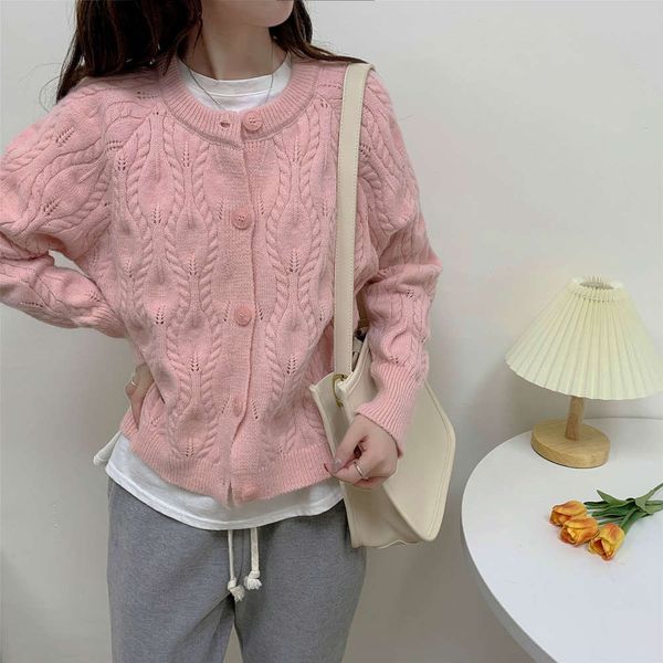 autumn and winter sweater cardigan flower sweet fashion loose coat banchao, White;black
autumn and winter sweater cardigan flower sweet fashion loose coat banchao, White;black