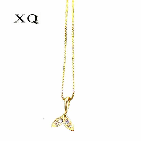 pendant necklaces xq fashion japanese and korean style zinc alloy fishtail short necklace women accessories wholesale, Silver
pendant necklaces xq fashion japanese and korean style zinc alloy fishtail short necklace women accessories wholesale, Silver
