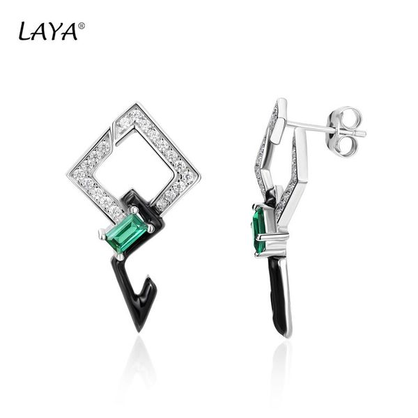 dangle & chandelier 925 sterling silver fashion zircon synthetic green crystal black enamel earrings for women's wedding party
dangle & chandelier 925 sterling silver fashion zircon synthetic green crystal black enamel earrings for women's wedding party