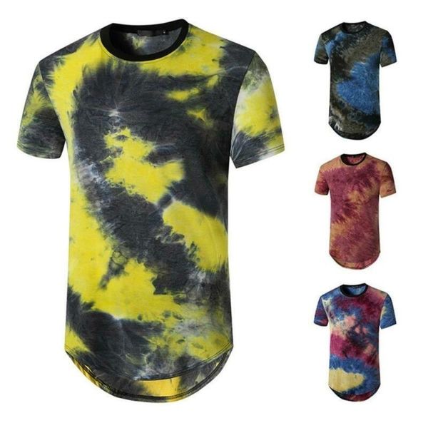 men's t-shirts men tie dye short sleeve longline tee shirt summer t-shirt casual blouse, White;black
men's t-shirts men tie dye short sleeve longline tee shirt summer t-shirt casual blouse, White;black