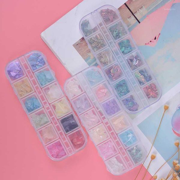 manicure charm polish nails 12 grids irregular mermaid broken shell nail glitter sequin holographic abalone slice flake 1, Silver;gold
manicure charm polish nails 12 grids irregular mermaid broken shell nail glitter sequin holographic abalone slice flake 1, Silver;gold