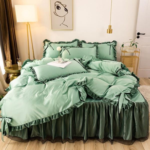 bedding sets fashion simple duvet cover set 4 pieces solid color ruffle bedclothes include bedskirt 2pcs pillowcase comforter oceania
bedding sets fashion simple duvet cover set 4 pieces solid color ruffle bedclothes include bedskirt 2pcs pillowcase comforter oceania