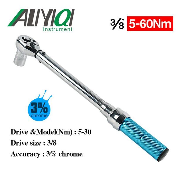 5-60n 3/8 drive multifunctional adjustable torque wrench 3% chrome hand spanner ratchet tool tools
5-60n 3/8 drive multifunctional adjustable torque wrench 3% chrome hand spanner ratchet tool tools