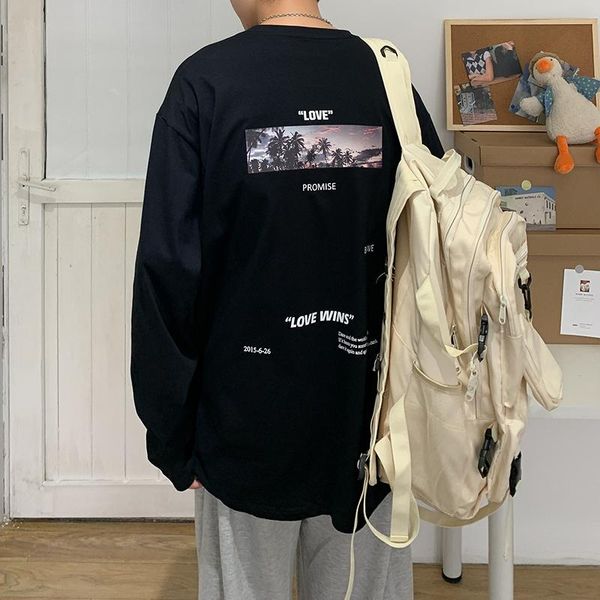 men's t-shirts retro harajuku men clothing graphic t shirts oversized couple clothes high street korean fashion hip-hop streetwear, White;black
men's t-shirts retro harajuku men clothing graphic t shirts oversized couple clothes high street korean fashion hip-hop streetwear, White;black