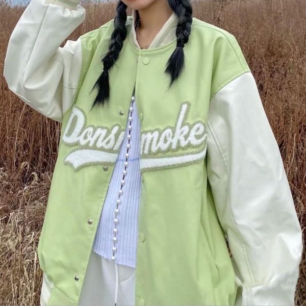 women's jackets women oversized sweatshirt ladies streetwear letter embroidered baseball hoodies autumn winter korean style outerwear, Black;brown
women's jackets women oversized sweatshirt ladies streetwear letter embroidered baseball hoodies autumn winter korean style outerwear, Black;brown