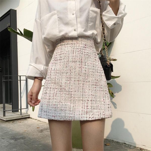 skirts plaid tweed women high waist autumn winter mini skirt plus size vintage office lady cute short zipper slim a038, Black
skirts plaid tweed women high waist autumn winter mini skirt plus size vintage office lady cute short zipper slim a038, Black