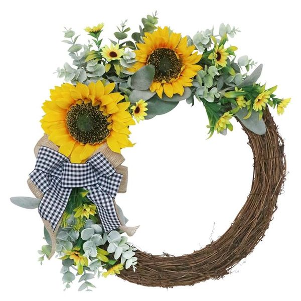 decorative flowers & wreaths artificial sunflower wreath with eucalyptus leaf for front door wall window wedding party farmhouse home decora
decorative flowers & wreaths artificial sunflower wreath with eucalyptus leaf for front door wall window wedding party farmhouse home decora