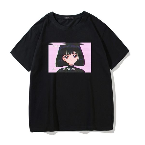 anime vaporwave oversized t shirt men sad girl japanese sailor saturn moon fashion punk men's t-shirt harajuku retro tee, White;black
anime vaporwave oversized t shirt men sad girl japanese sailor saturn moon fashion punk men's t-shirt harajuku retro tee, White;black