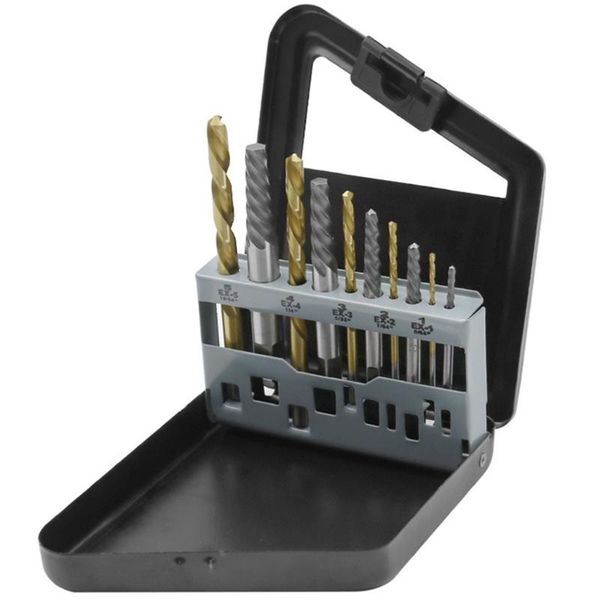 professional hand tool sets 10-pieces damaged screws extractor drill bit set spiral flute remover r7ua
professional hand tool sets 10-pieces damaged screws extractor drill bit set spiral flute remover r7ua