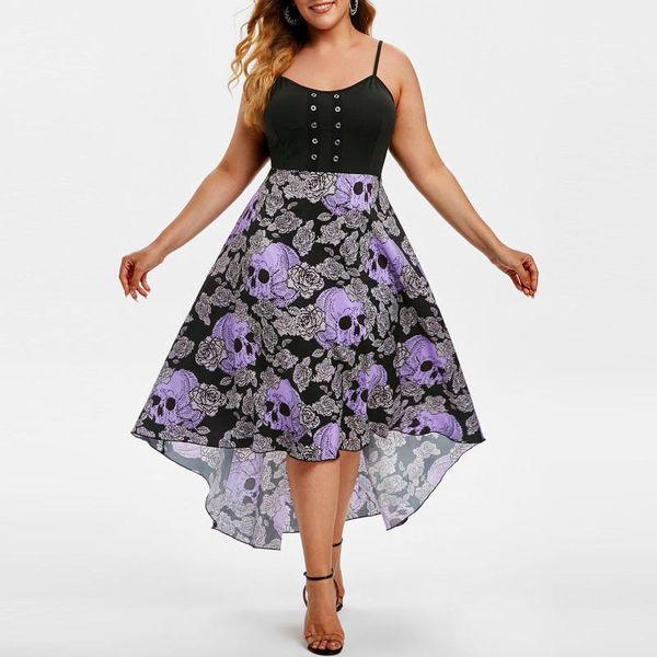 fashion female plus size 5xl dress sleeveless printed button elegant a-line dresses midi cotton summer women casual, Black;gray
fashion female plus size 5xl dress sleeveless printed button elegant a-line dresses midi cotton summer women casual, Black;gray