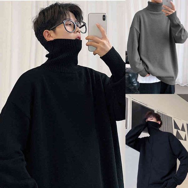 2022 winter new men's turtleneck sweaters black knitted pullovers men solid color casual male sweater autumn knitwear y729
2022 winter new men's turtleneck sweaters black knitted pullovers men solid color casual male sweater autumn knitwear y729