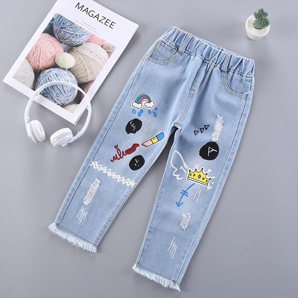 girls boys ripped jeans pants fashion letter printed toddler kids casual denim long cowboy children trousers, Blue
girls boys ripped jeans pants fashion letter printed toddler kids casual denim long cowboy children trousers, Blue