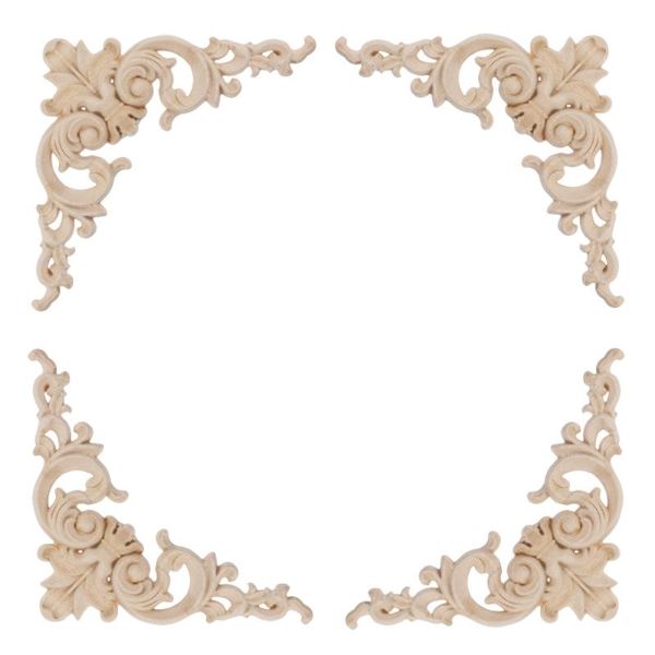 4pcs wooden applique delicate wood carving wall cabinet decorations for vintage furniture decorative objects & figurines
4pcs wooden applique delicate wood carving wall cabinet decorations for vintage furniture decorative objects & figurines