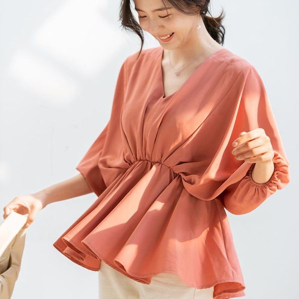 women's blouses & shirts clothing women summer chiffon flare ruffled puff sleeve, White
women's blouses & shirts clothing women summer chiffon flare ruffled puff sleeve, White