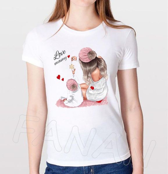 women's t-shirt 2021 t-shirts for women cartoon mama harajuku girl mom love kawaii clothing print lady graphic t shirt ladies female te, White
women's t-shirt 2021 t-shirts for women cartoon mama harajuku girl mom love kawaii clothing print lady graphic t shirt ladies female te, White