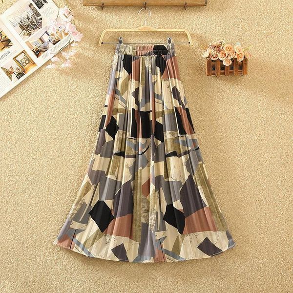 skirts 2021 summer women elegant floral printed long chiffon fashion ladies elastic high waist casual a-line skirt x431, Black
skirts 2021 summer women elegant floral printed long chiffon fashion ladies elastic high waist casual a-line skirt x431, Black