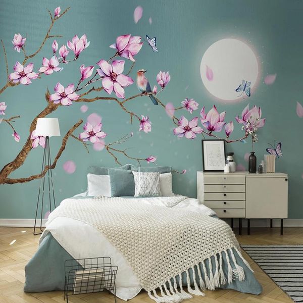 wallpapers chinese style magnolia flowers bird mural wallpaper living room bedroom study home decor wall painting easy installation sticker
wallpapers chinese style magnolia flowers bird mural wallpaper living room bedroom study home decor wall painting easy installation sticker