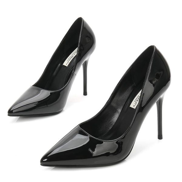 dress shoes high heels pumps for women pointed toe fashion party wedding 10cm thin plus size 34-40 brand e0011, Black
dress shoes high heels pumps for women pointed toe fashion party wedding 10cm thin plus size 34-40 brand e0011, Black