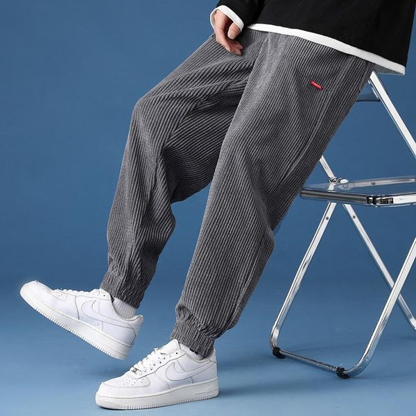 men's pants 2021 corduroy casual harem men clothing work home streetwear trousers hip hop warm loose style autumn winter, Black
men's pants 2021 corduroy casual harem men clothing work home streetwear trousers hip hop warm loose style autumn winter, Black