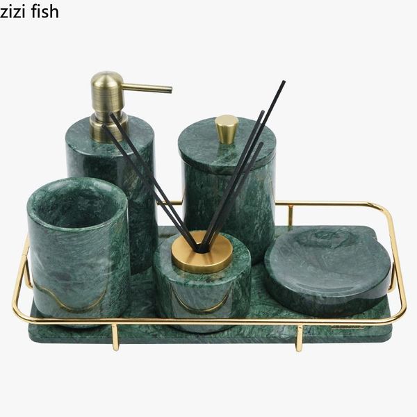bath accessory set green natural marble bathroom decoration accessories portable soap dispenser dish toothbrush cup storage tray supplies
bath accessory set green natural marble bathroom decoration accessories portable soap dispenser dish toothbrush cup storage tray supplies