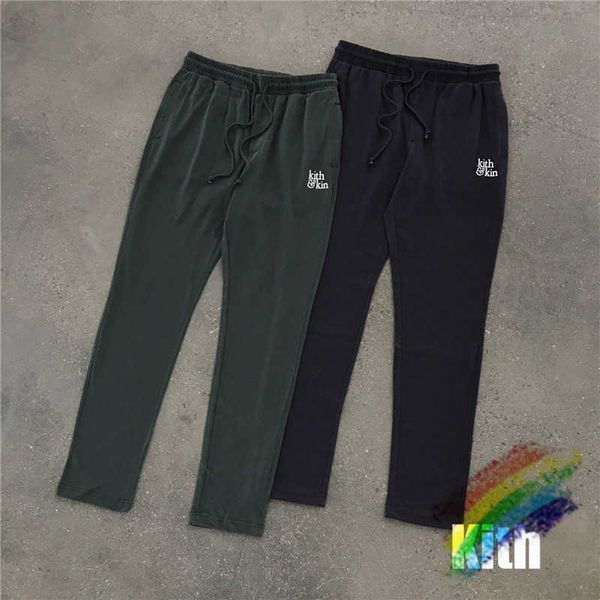 men's pants embroidery kith overalls 1:1 removable pocket vintage drawstring trousers inside tag 36zj, Black
men's pants embroidery kith overalls 1:1 removable pocket vintage drawstring trousers inside tag 36zj, Black