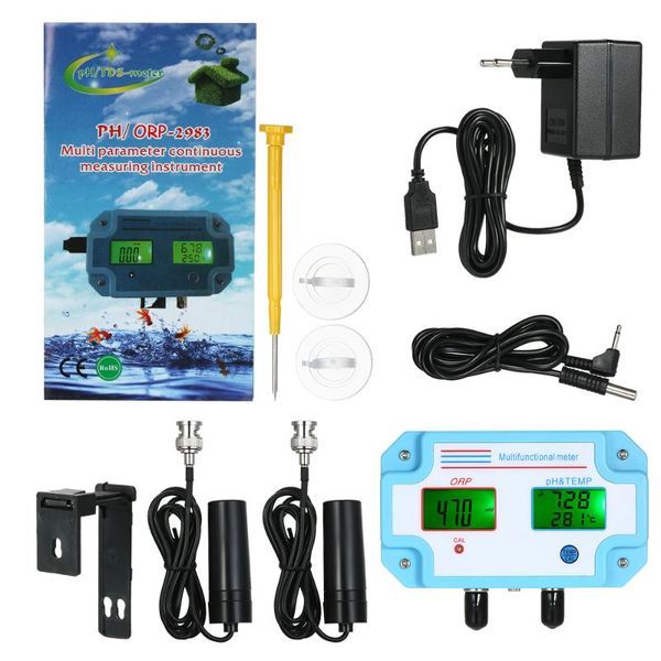 digital 3 in 1 ph/orp/temp meter multi-function water quality tester monitor detector multiparameter lcd tri-meter for aquarium ph meters
digital 3 in 1 ph/orp/temp meter multi-function water quality tester monitor detector multiparameter lcd tri-meter for aquarium ph meters