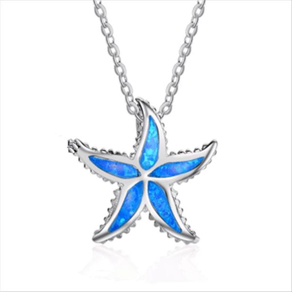 boho shell starfish animal necklaces for women blue opal choker chain necklace fashion gothic charm bohemia jewelry pendant, Silver
boho shell starfish animal necklaces for women blue opal choker chain necklace fashion gothic charm bohemia jewelry pendant, Silver