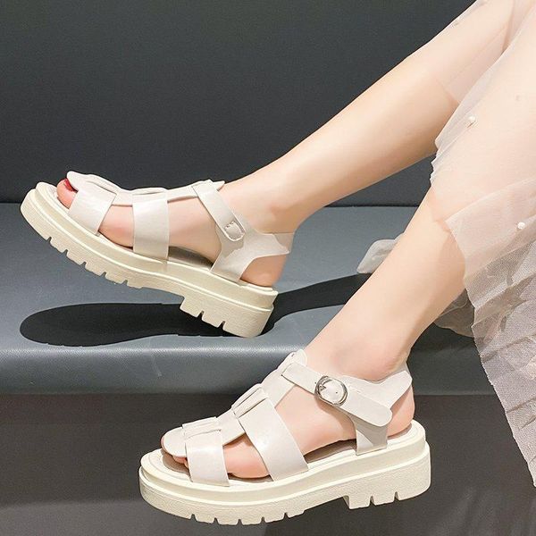 summer shoes woman flat platform sandals women soft leather casual open toe gladiator wedges, Black
summer shoes woman flat platform sandals women soft leather casual open toe gladiator wedges, Black