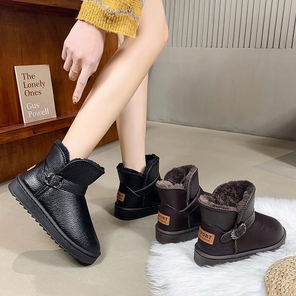 boots winter outdoor thick plush snow women flat comfortable cotton padded shoes woman casual waterproof ankle gothic, Black
boots winter outdoor thick plush snow women flat comfortable cotton padded shoes woman casual waterproof ankle gothic, Black