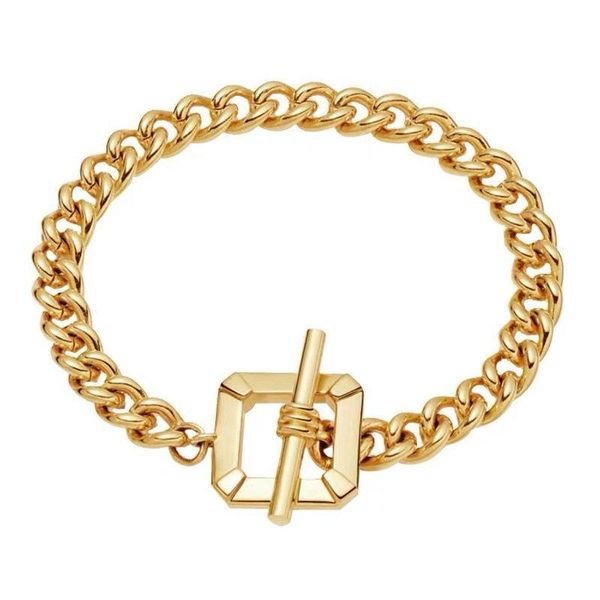 trend stainless steel link chain bracelets for women gold color square toggle charm curb cuban chains bracelet pulseras link,, Black
trend stainless steel link chain bracelets for women gold color square toggle charm curb cuban chains bracelet pulseras link,, Black