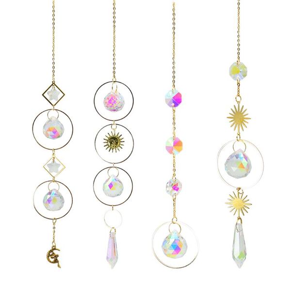 hanging crystal suncatcher with star moon sun catcher decor for garden outdoor home kids room window decorations
hanging crystal suncatcher with star moon sun catcher decor for garden outdoor home kids room window decorations