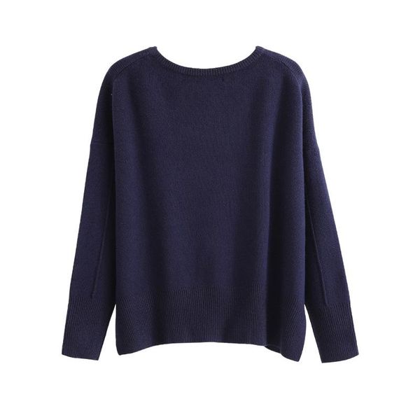 women's sweaters women clothing 2021 autumn -selling high-quality fashion loose solid color pullover outdoor leisure coat, White;black
women's sweaters women clothing 2021 autumn -selling high-quality fashion loose solid color pullover outdoor leisure coat, White;black