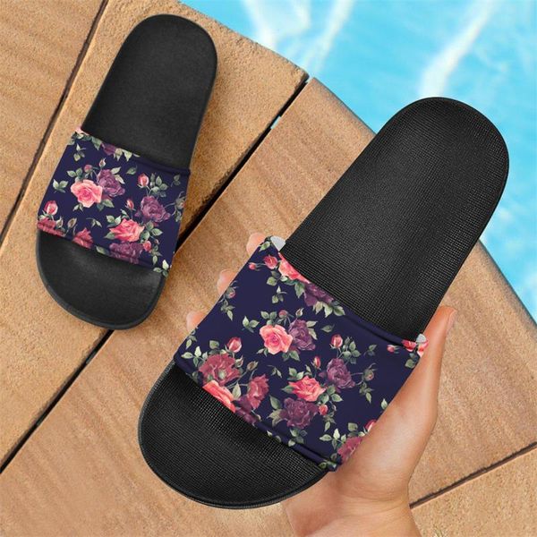 fashion tropical flower prints summer slides for woman comfortable women house sandals non-slip indoor girls flats slippers, Black
fashion tropical flower prints summer slides for woman comfortable women house sandals non-slip indoor girls flats slippers, Black