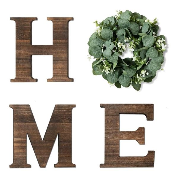 hooks & rails wooden home sign with artificial eucalyptus wreath,home letters for wall hanging decor living room,entry way
hooks & rails wooden home sign with artificial eucalyptus wreath,home letters for wall hanging decor living room,entry way