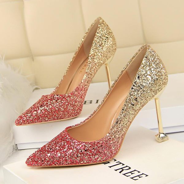 glitter high heels for women prices rose gold pumps shimmering golden shoes pull on pointed toe dress, Black
glitter high heels for women prices rose gold pumps shimmering golden shoes pull on pointed toe dress, Black