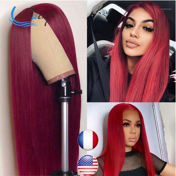 13x6 lace frontal wigs 99j straight hd front wig glueless burgundy red human hair bleached knots pre plucked baby hair1, Black;brown
13x6 lace frontal wigs 99j straight hd front wig glueless burgundy red human hair bleached knots pre plucked baby hair1, Black;brown