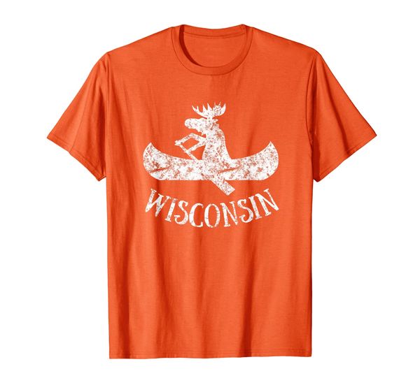 Wisconsin shirt | WI Funny Moose Canoe Vacation t-shirt, Mainly pictures 
Wisconsin shirt | WI Funny Moose Canoe Vacation t-shirt, Mainly pictures